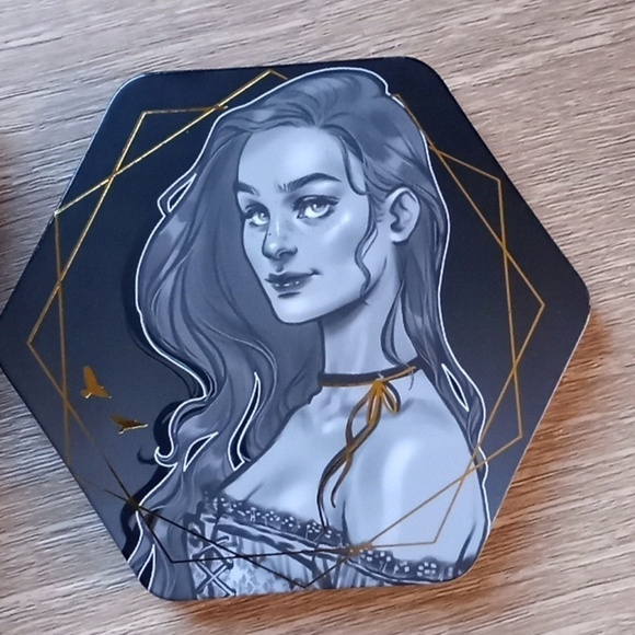 Serpent & Dove Book Series Fairyloot 4 Coaster Set Foiled Theme: Spellcraft Art - Picture 8 of 11